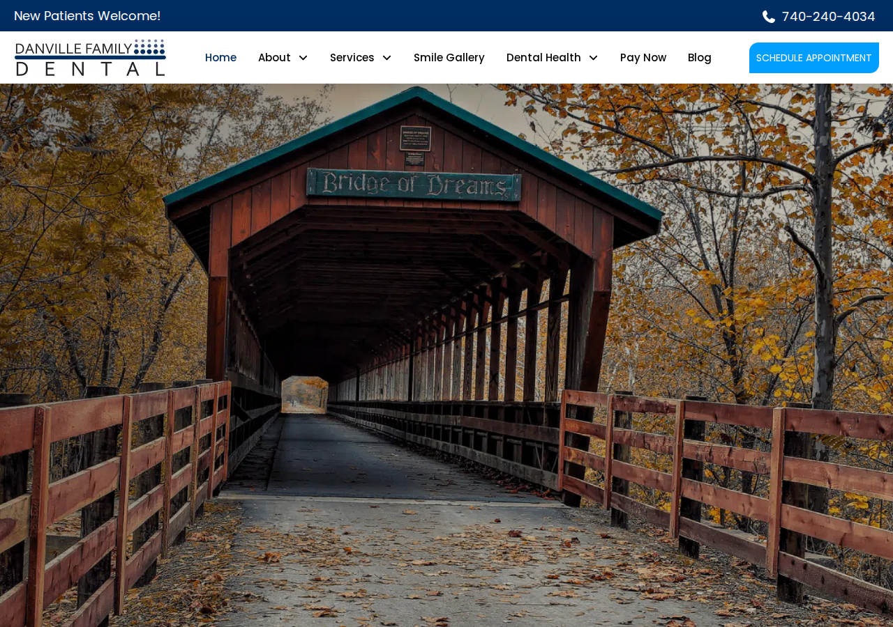 Danville Family Dental current live website screenshot