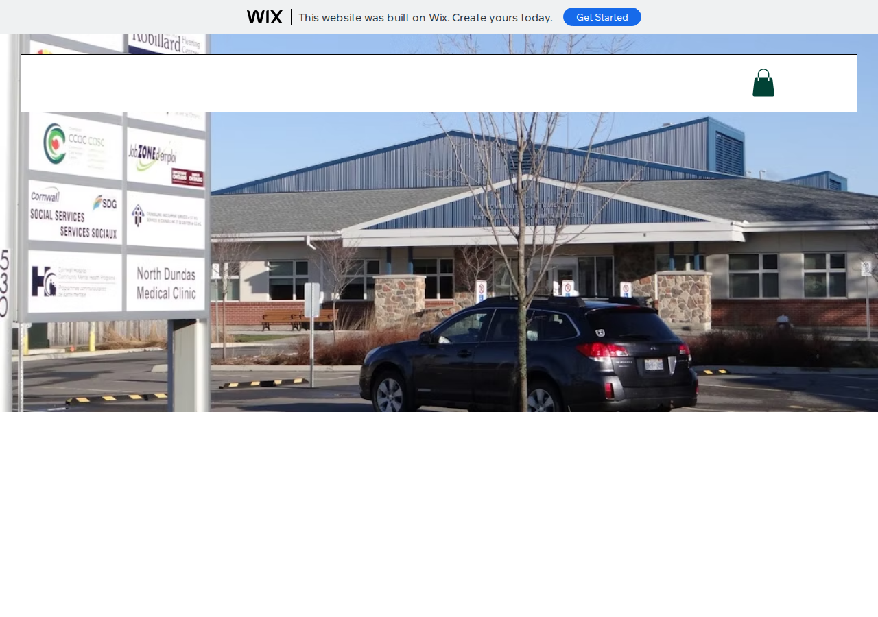 North Dundas Medical Clinic current live website screenshot
