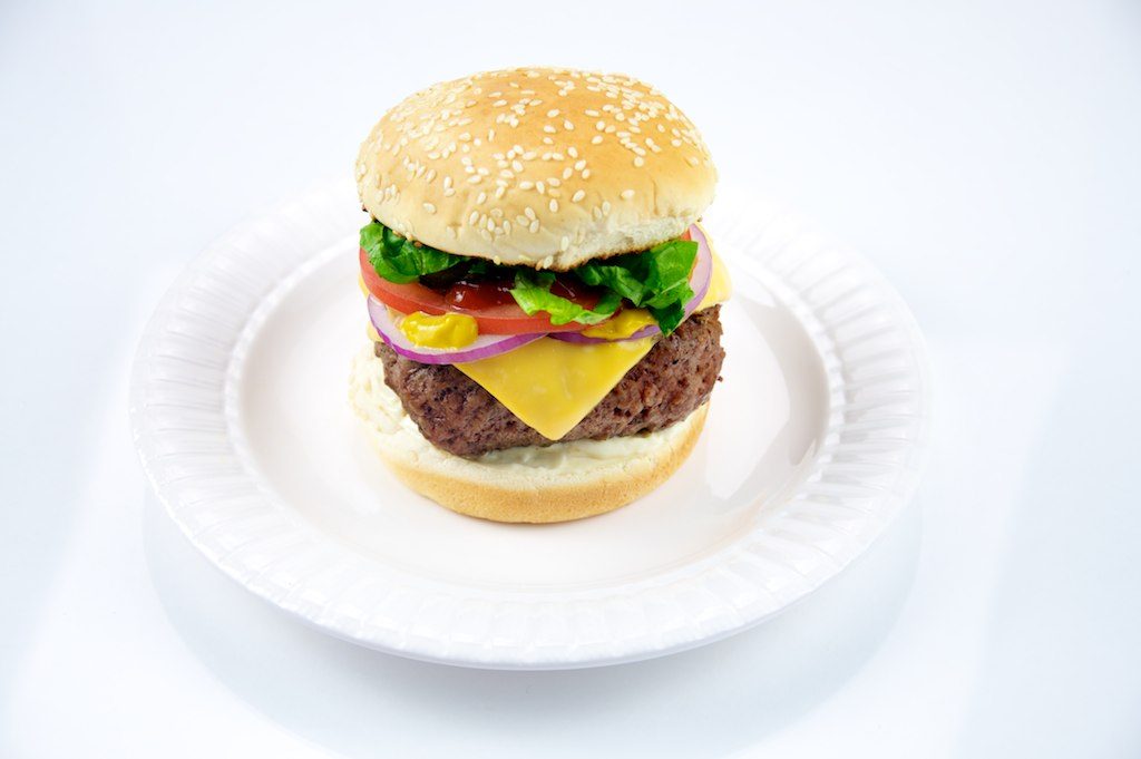 Grilled burger (representative photo)