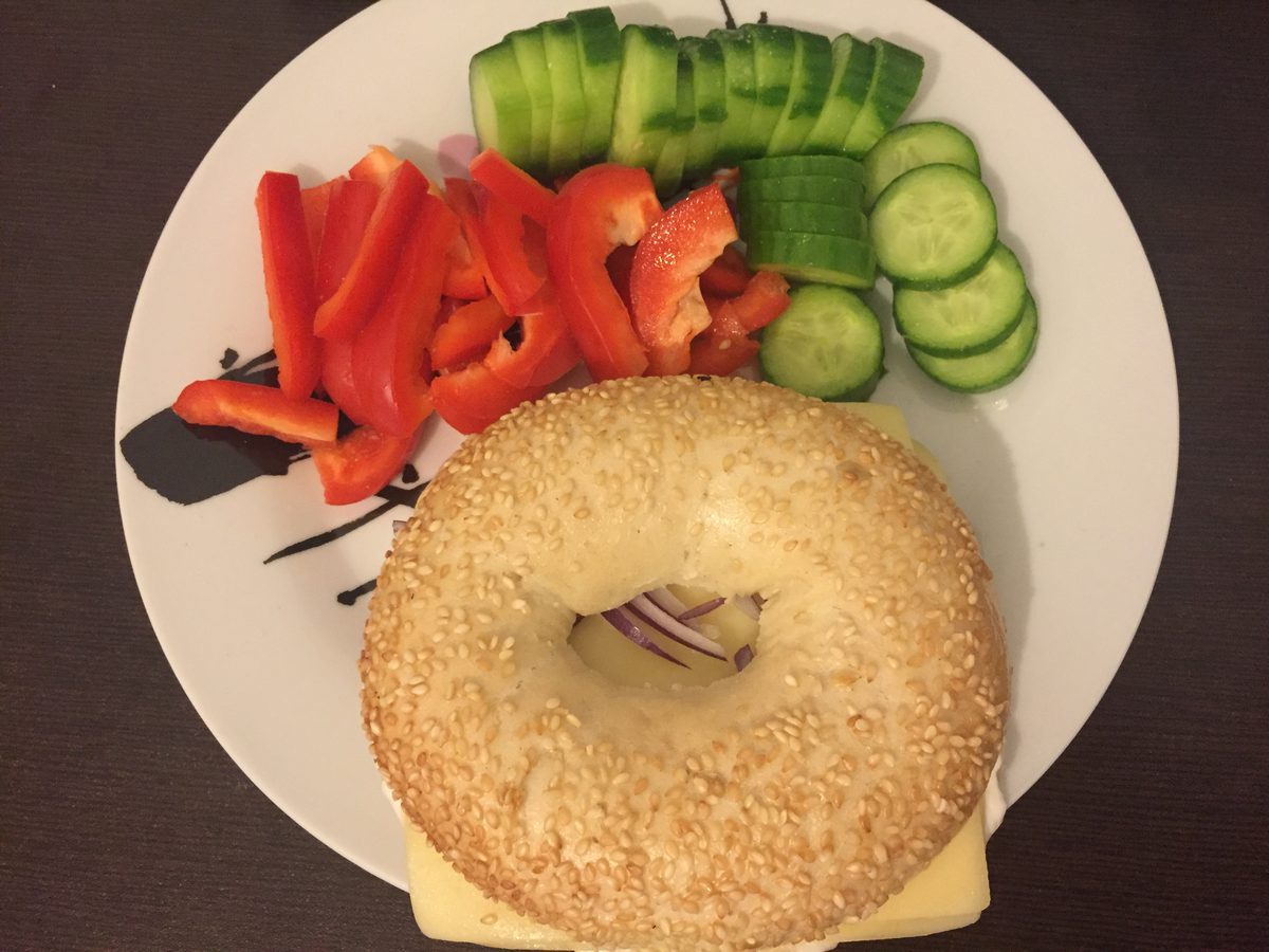 Diner breakfast sandwich (representative photo)